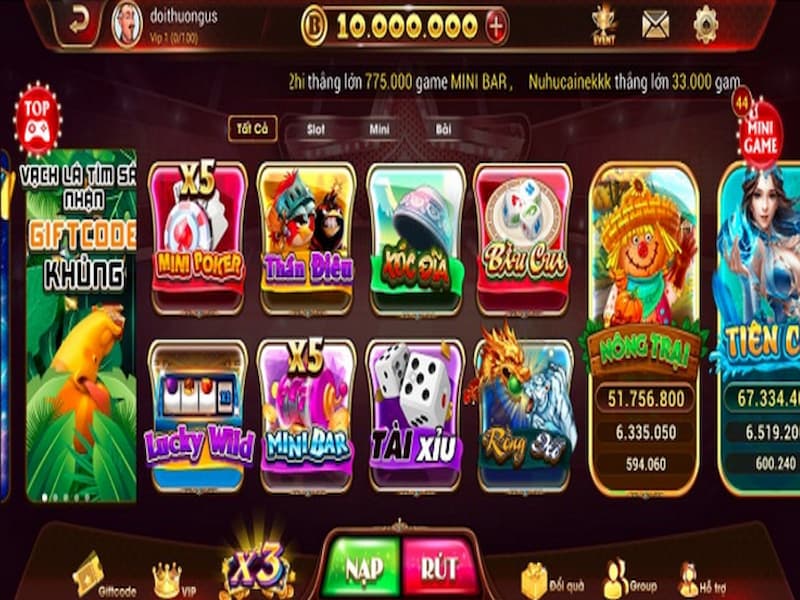 BetHu Club cung cấp cho người chơi kho game siêu chất và đa dạng