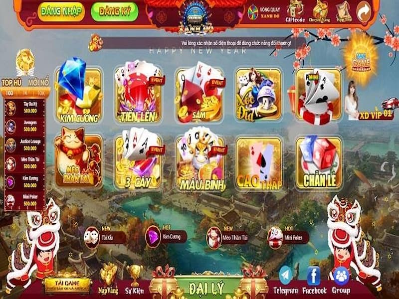 Đa dạng các hình game