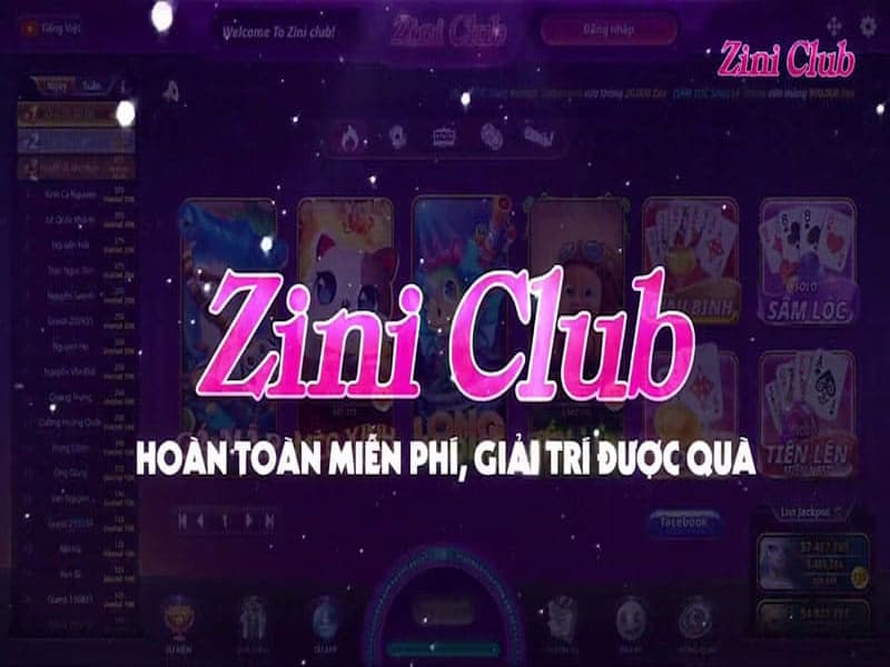 Zini club – Cổng game bài giải trí top –  Tải zini club tại đây