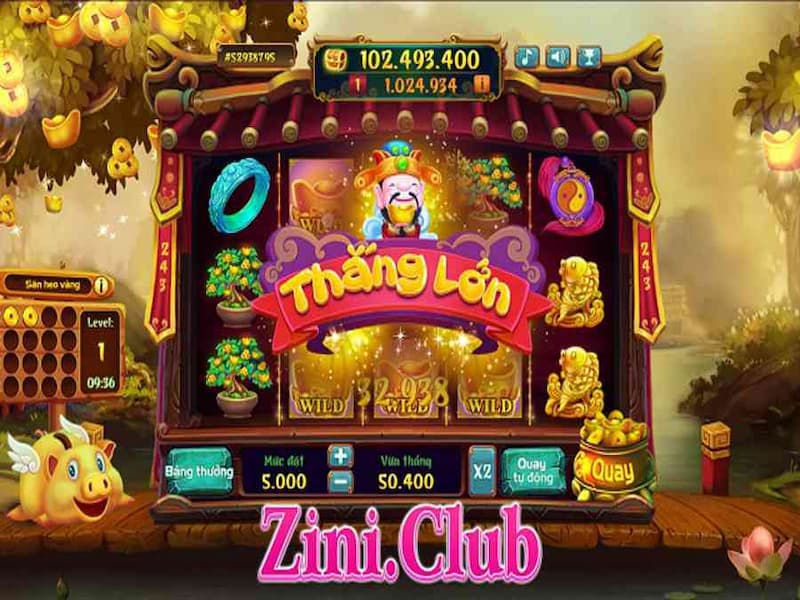 Game quay hũ Zini Club 2022 đa dạng và có phần thưởng lớn